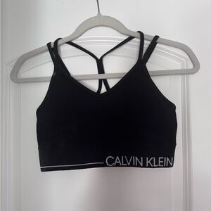 Calvin Klein Black Bralette/Sports Bra